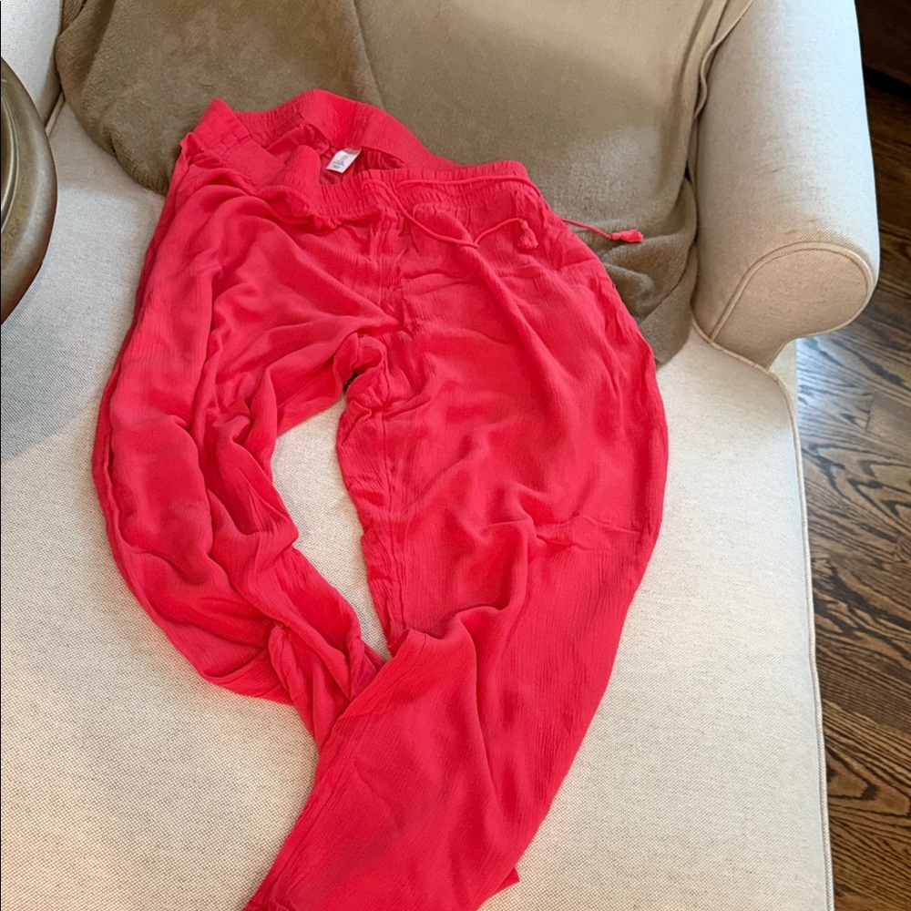 Gap Body  Large Vibrant Red Pants